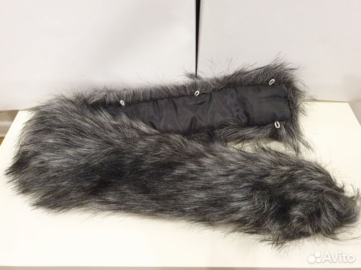 Меховой воротник на капюшон