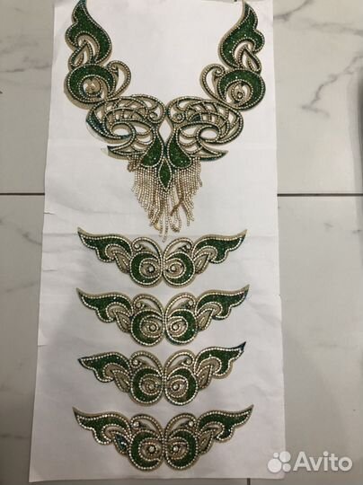 Вышивка на платье