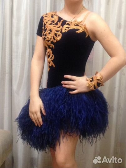 Платье для спортивных бальных танцев, Ю1