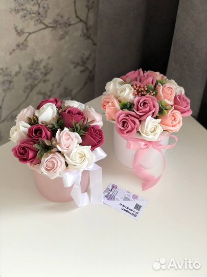 Букет из мыльных цветов