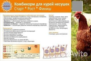 Комбикорма для птиц с 1 дня