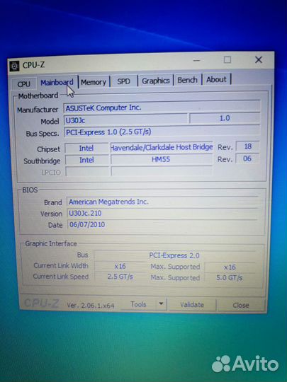 Ноутбук asus u30j