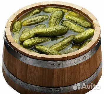 Огурцы соленые бочковые