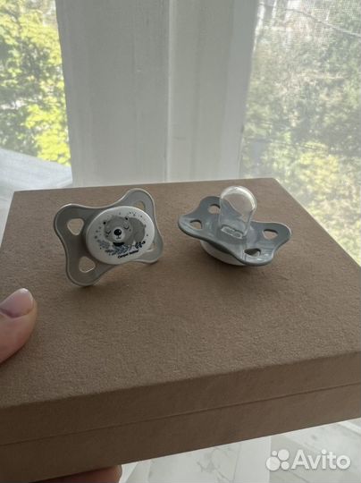 Соски пустышки для новорожденных 0-2 мес