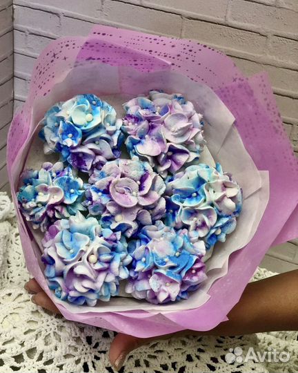 Сладкий букет из зефира