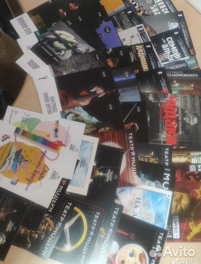 Открытки афишки театральные 50 штук