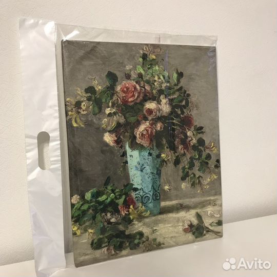Картина «Розы в Дельфтской вазе»