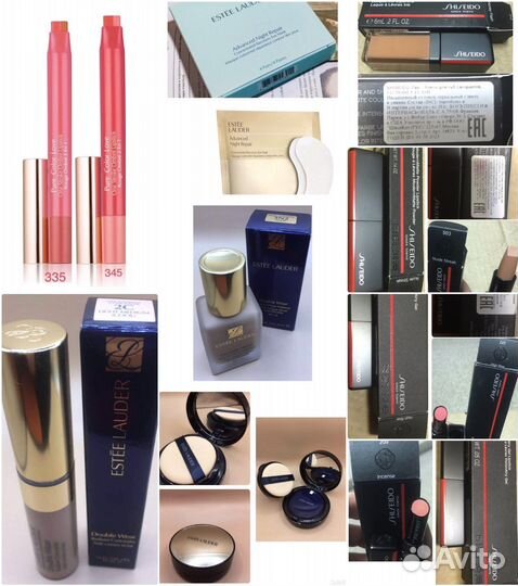 Estee Lauder : тональный,консилер,помады