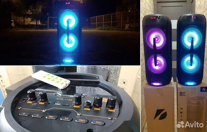 Напольная колонка 70см Speaker Party Box 60ват