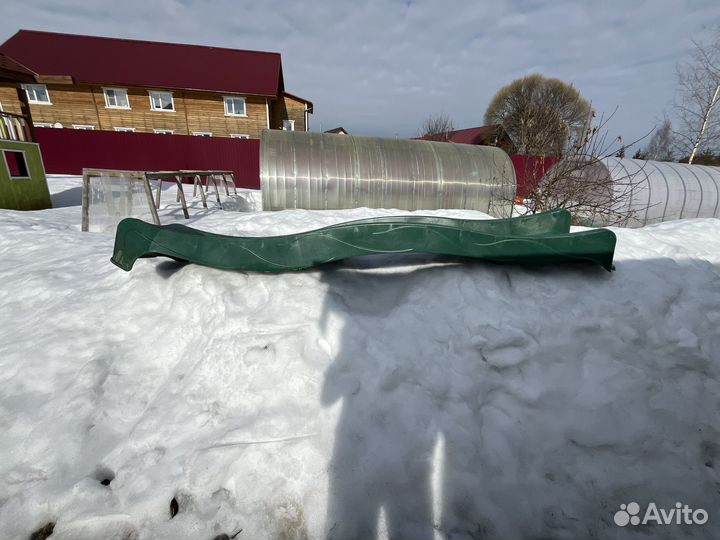 Детская горка пластиковая бу