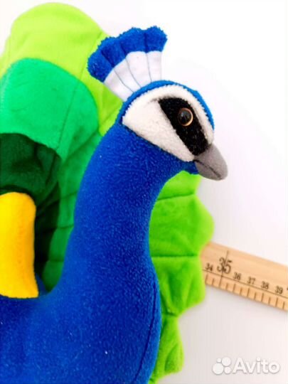 Павлин мягкая игрушка 35 см