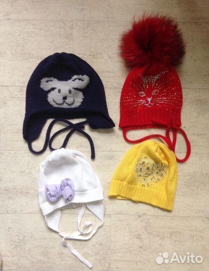 Catya, il trenino шапки на 2-3 года