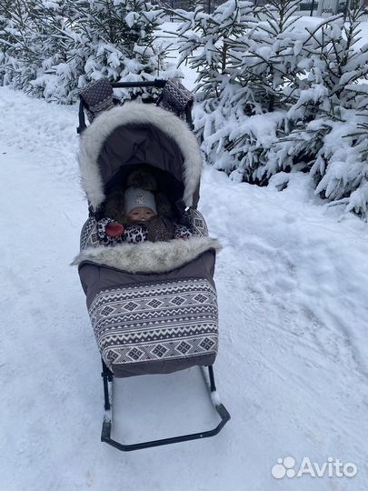 Коляска санки