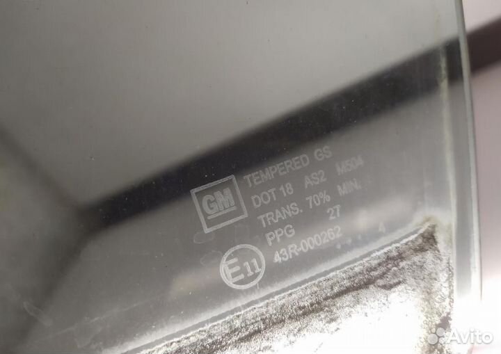Стекло двери передней левой Opel Meriva A