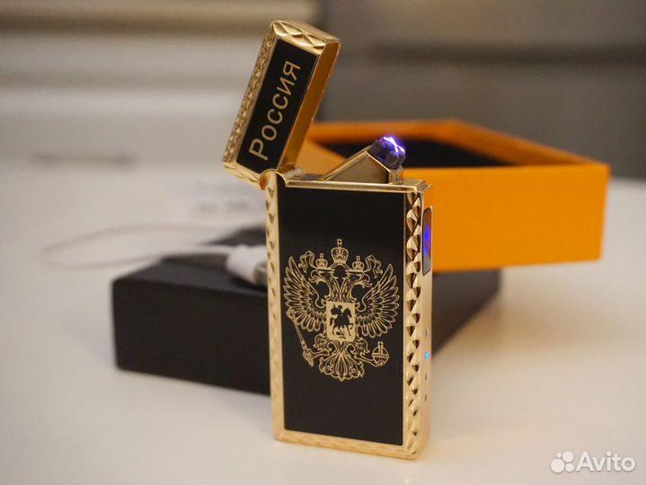 Зажигалка USB Герб РФ