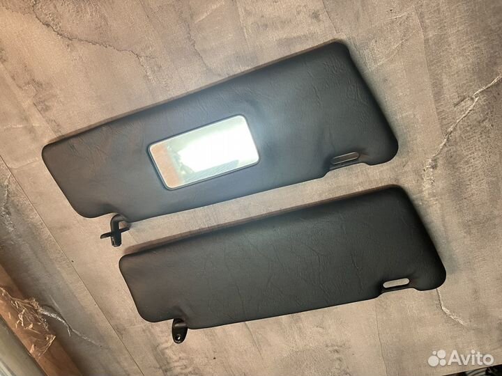 Козырьки солнцезащитные w124 черные