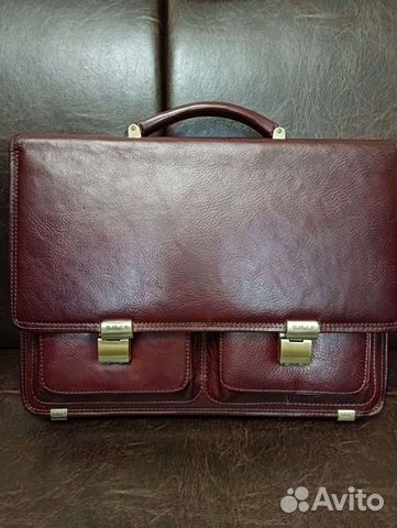Мужской кожаный портфель