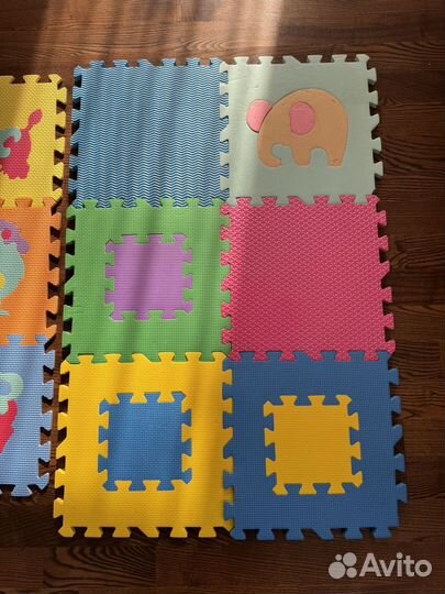 Мягкий коврик пазл