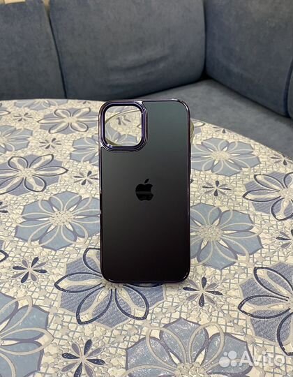 Чехол на iPhone 12/12про фиолетовый