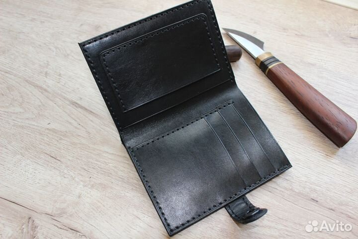 Портмоне мужской натуральная кожа ручная работа
