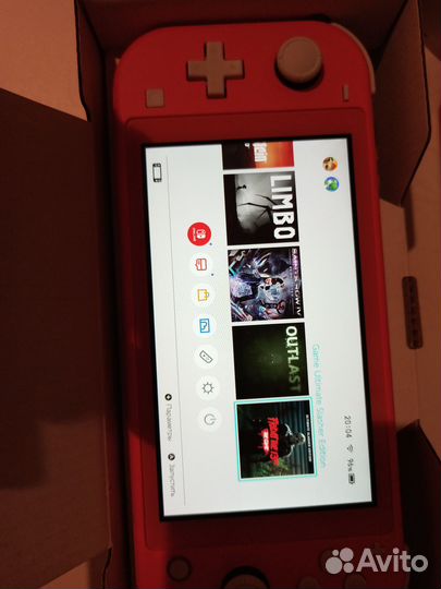 Nintendo switch lite (new) + 7 топовых игр
