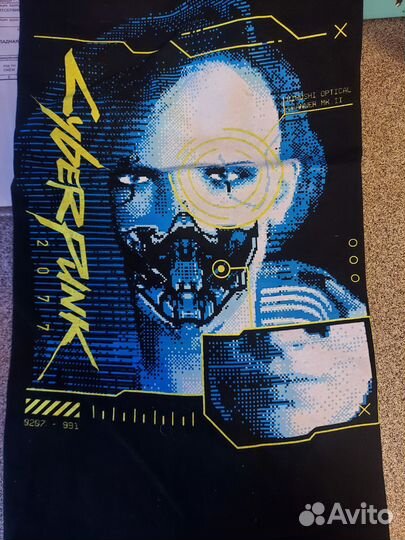 CyberPunk2077, L,черная новая,ориг.мерч