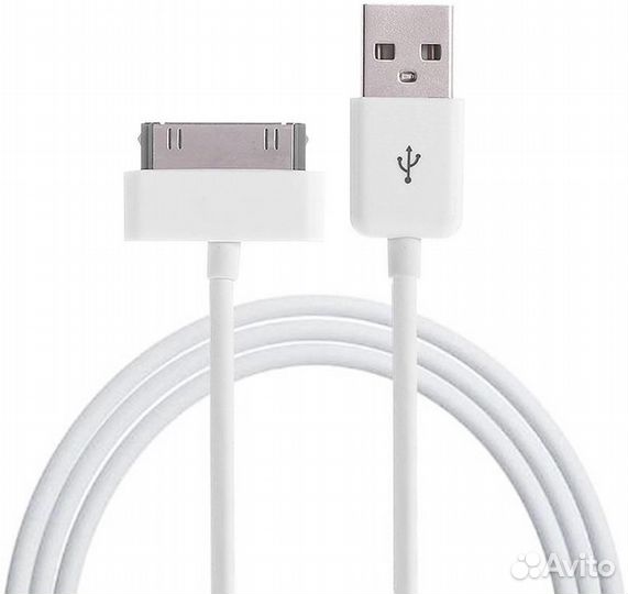Кабель Зарядки USB на iPad, iPhone 3/4/4S (30-pin)