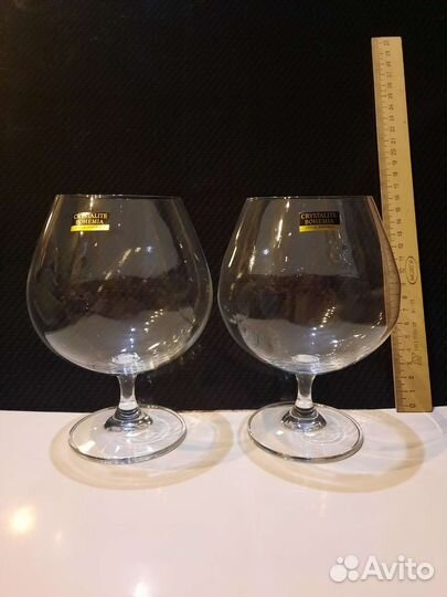 Новые бокалы для коньяка Bohemia Crystalite