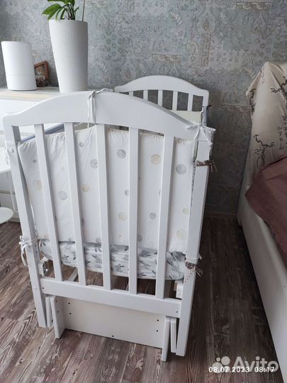 Бортики в детскую кроватку