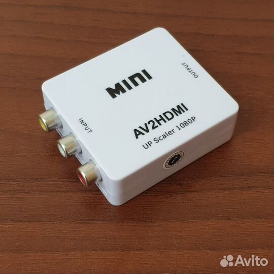 Переходник-конвертер AV-hdmi (3RCA на hdmi)