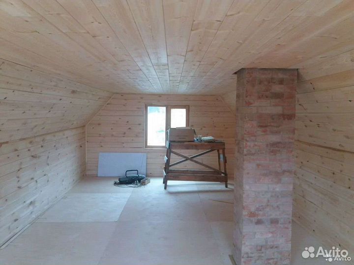 Отделка бань,дач.Обшивка вагонкой, имитацией