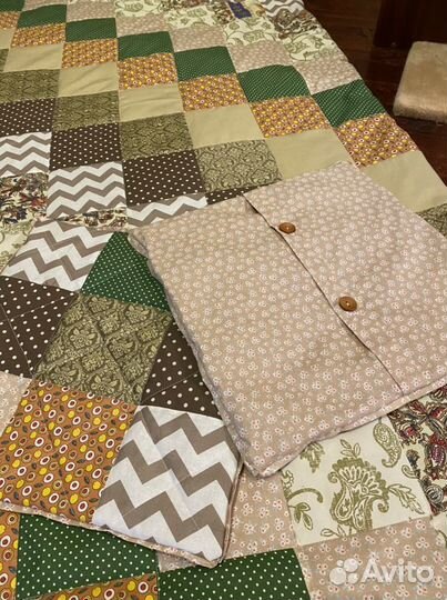 Одеяло лоскутное с наволочками