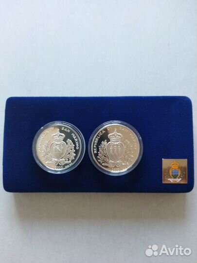 Набор монет Сан Марино(Серебро)