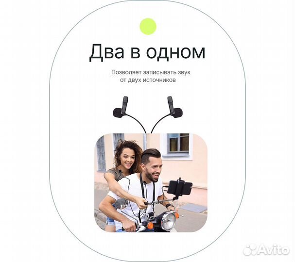 Петличный микрофон Raylab Rec. DH LavMic двойной 6