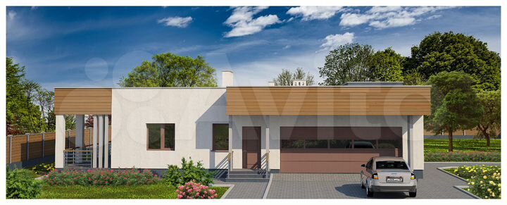 Коттедж 284 м² на участке 15 сот.