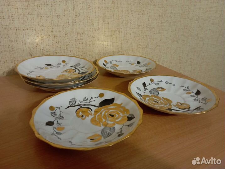 Блюдца чайные. Завод Вербилки