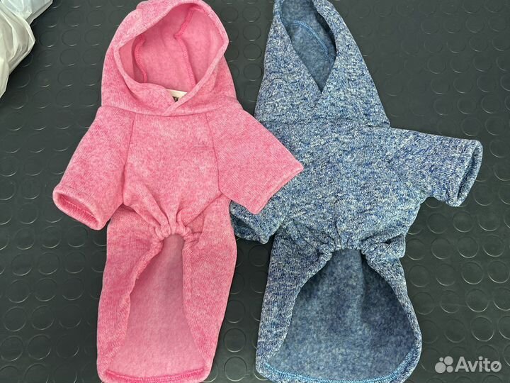 Толстовки, шарки на маленьких собачек