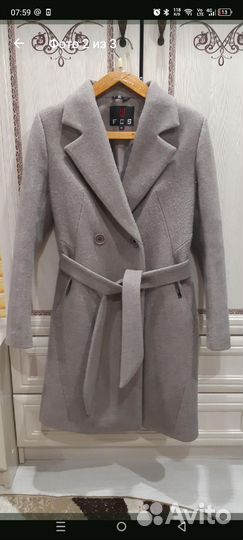 Пальто женское демисезонное 48