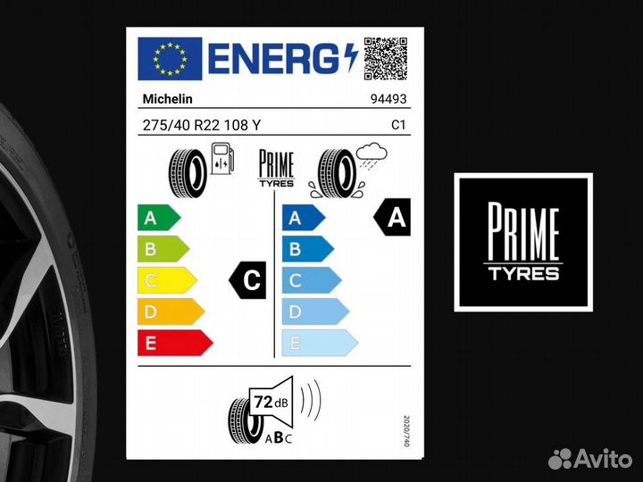 Michelin Pilot Sport 4 SUV 275/40 R22 108Y