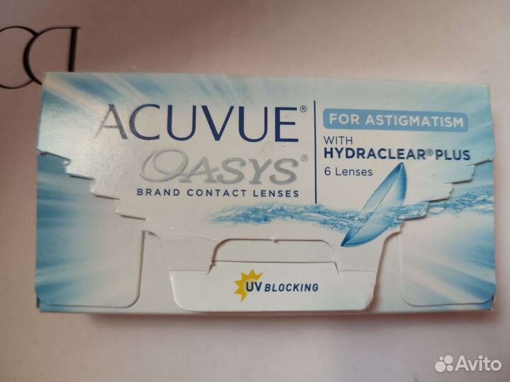 Линзы acuvue oasys for astigmatism