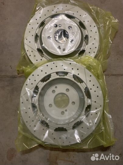 Диски тормозные задние Mercedes W222/217 AMG
