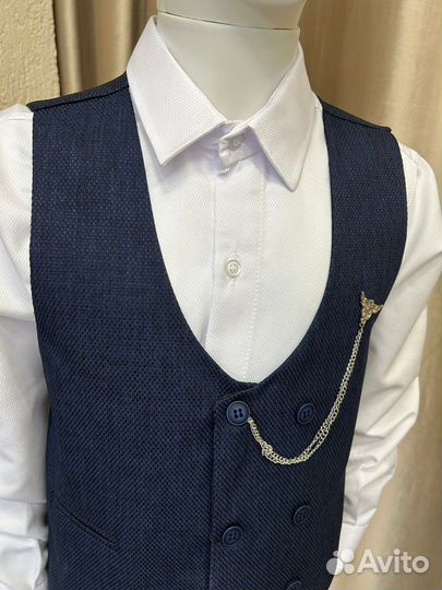 Школьный стильный костюм для мальчиков