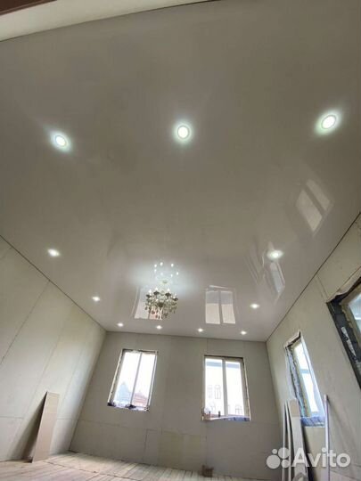 Установка замена натяжных потолков