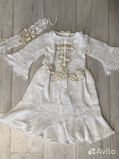 Крестильный набор для девочки новый