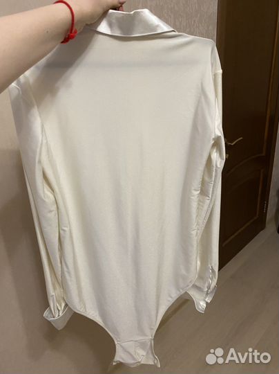 Блузка боди для бальных танцев мужская 46