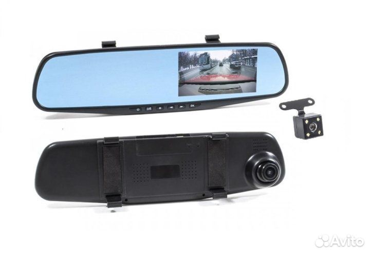 Зеркало Видеорегистратор с камерой заднего хода