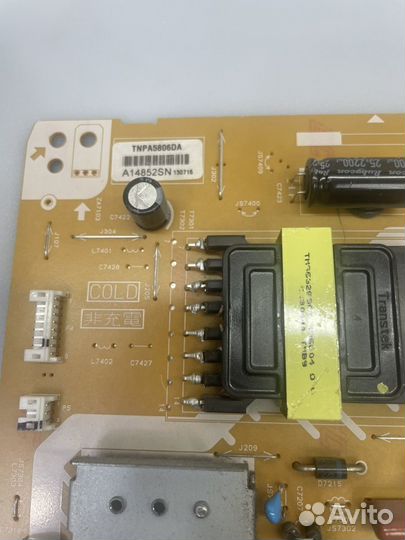 Блок питания tnpa5806 panasonic TX-LR39E6W