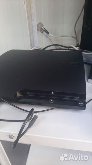 Sony PS3 slim прошитая и много игр 40 шт