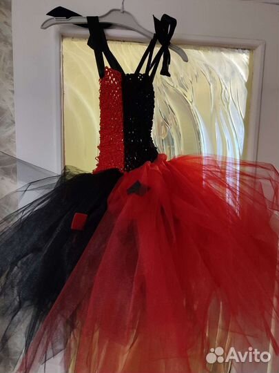 Карнавальный костюм для девочки Арлекино