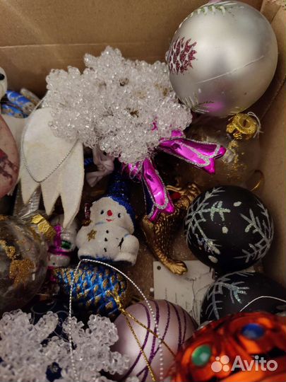 Елочные игрушки пакетом